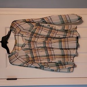 Plaid Blouse